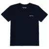 T-shirt Gouyat enfant – Navy, face T-shirt enfant Gouyat Estey coton 155 g/m² navy, vue face, emblème Estey imprimé, XS–XL enfant