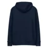 Hoodie adulte Marée Estey coton 350 g/m² navy, vue face, capuche brodée, poche kangourou