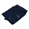 Hoodie adulte Marée Estey coton 350 g/m², détail broderie et poche kangourou, finitions premium