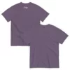 T-shirt Sarment – Garment-dyed raisin, face et dos T-shirt Sarment Estey garment-dyed raisin, coton ring-spun 206 g/m², broderie logo, vintage