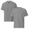 T-shirt Sarment – Garment-dyed gris T-shirt Sarment Estey garment-dyed gris, coton américain 206 g/m², coupe tubulaire, broderie
