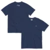 T-shirt Sarment – Garment-dyed bleu marine T-shirt Sarment Estey garment-dyed bleu marine, coton américain 206 g/m², look vintage brodé