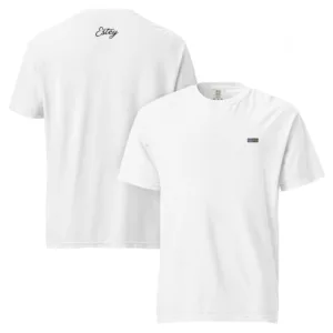 T-shirt unisexe brodé lourd « Sarment »