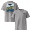 unisex-organic-cotton-creator-2.0-t-shirt-heather-grey-front-and-back-6a3ba2387b1f4 T-shirt unisexe ESTEY Landes en coton biologique gris chiné — illustration Landes imprimée au dos