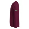Sweat col rond Genèse Estey coton 280 g/m², vue dos, col côtelé poignets bas imprimé classique