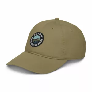 Casquette brodée « Dune » en coton bio