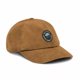 Casquette brodée en velours côtelé « Le Cap »